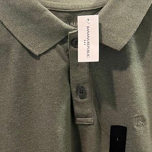 Banana Republic Slim Pique Polo